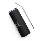 Black Stainless steel tumbler