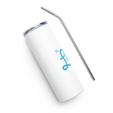 White Stainless steel tumbler